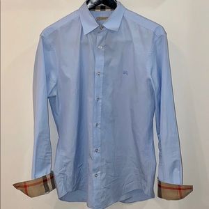 Burberry Brit Men’s Blue Button Down Shirt Nova